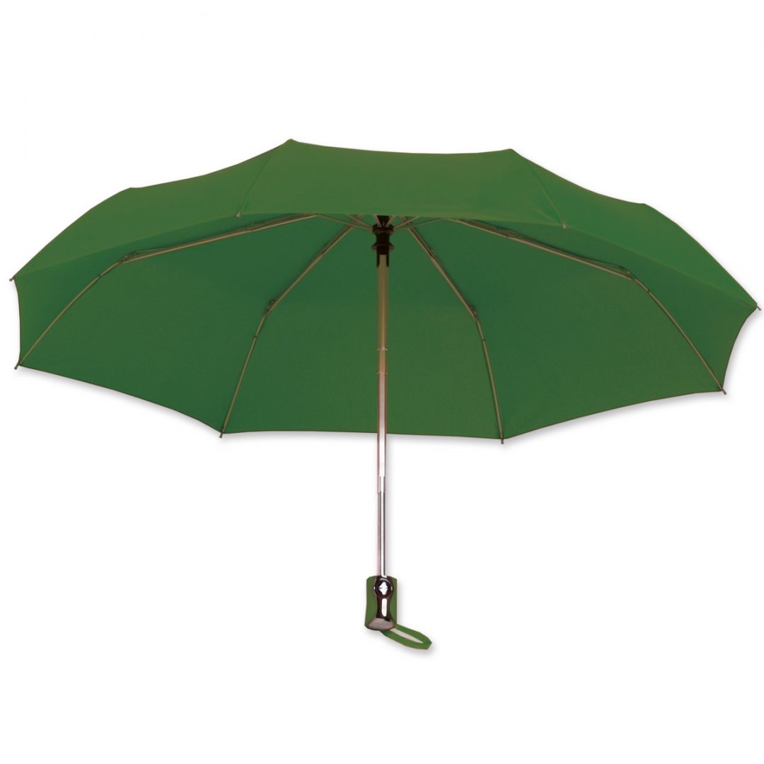 Pocket Umbrella with matching design handle – 1002-09 (dark green)