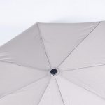 Das ist der mit eigenem Logo bedruckbare Regenschirm Art. 1003 in grau.