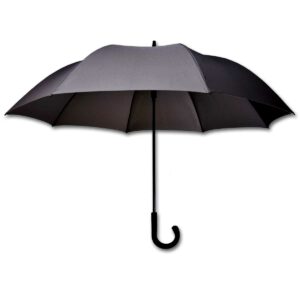 Midsize-Regular Umbrella with Hook Handle – 1031-03 (black)