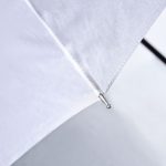 Midsize-Regular Umbrella im Metal Optic – 1032-84 (silver/black)