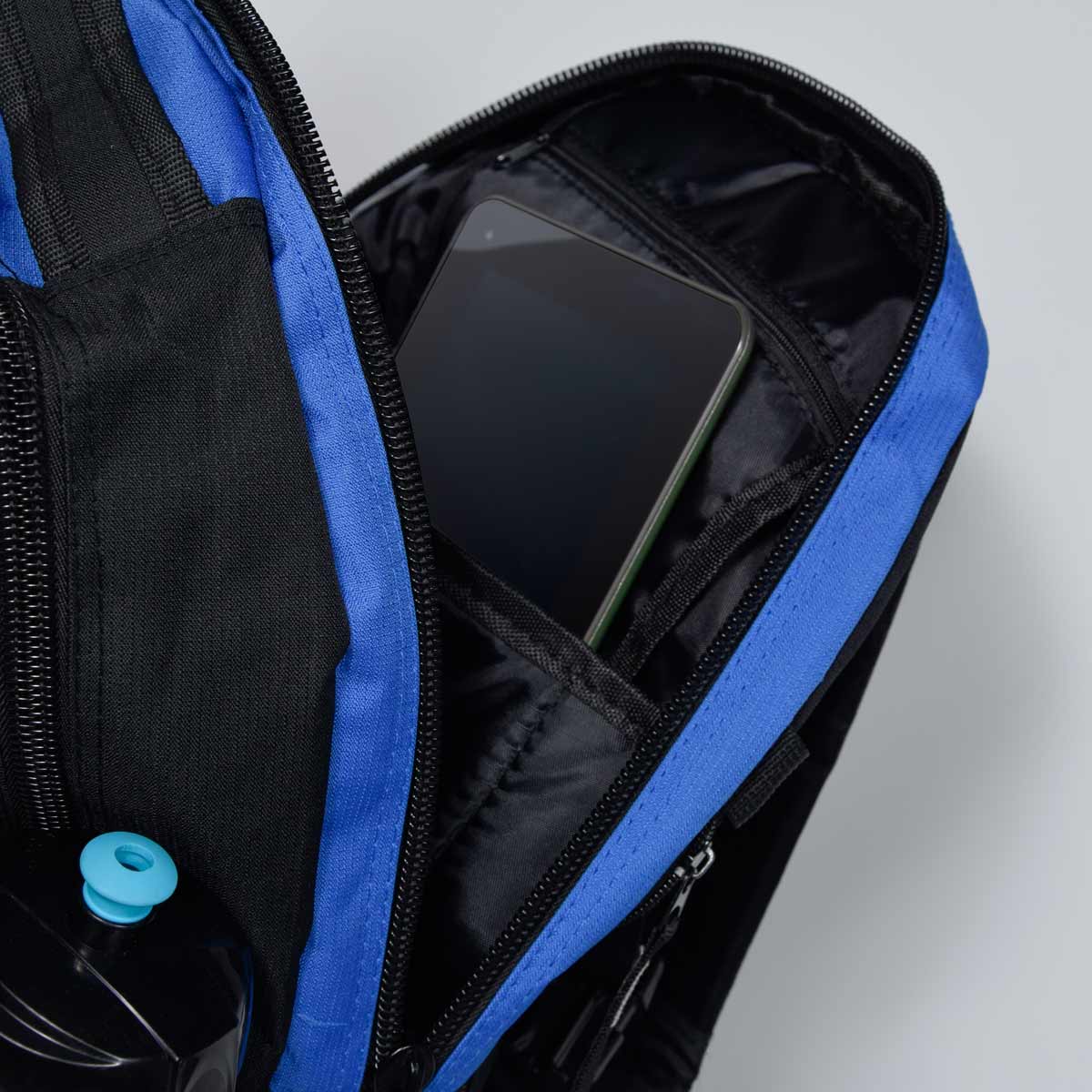 Casual promotion Backpack – 2007-75 (approx. 29 x 44 x 18 cm, blue/black)