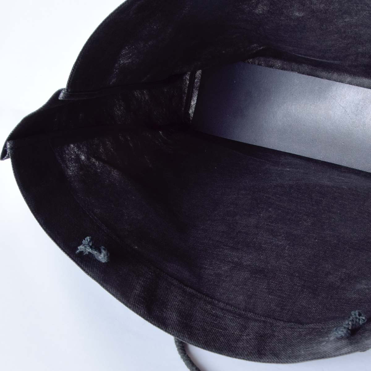 Drawstring bag, shopping tote for retail sales – 2185 (41 x 36,5 x 9 cm, black)